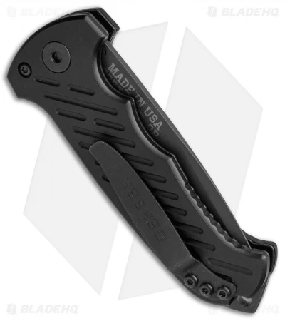 Gerber Auto 06 Automatic Knife Black Aluminum (3.6" Black) 3 Gerber Auto 06 Automatic Knife Black Aluminum (3.6" Black) - Image 3