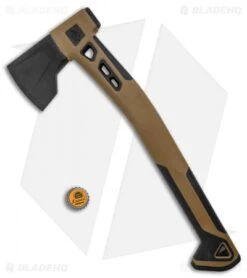 Gerber 15" Bushcraft Hatchet Axe Black/FDE GFN (5.5" Black) 31-003783 5 Gerber 15" Bushcraft Hatchet Axe Black/FDE GFN (5.5" Black) 31-003783 -Gerber Pro Knives.com Gerber 15in Bushcraft Axe Black FDE GFN BHQ 120865 jr bottlecap