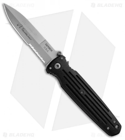 Gerber Applegate-Fairbairn Combat Folder Knife (4.48" Bead Blast Serr) 05780 1 Gerber Applegate-Fairbairn Combat Folder Knife (4.48" Bead Blast Serr) 05780