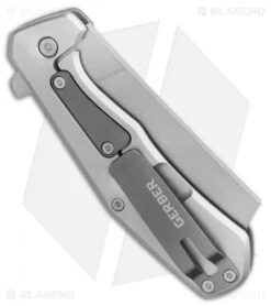 Gerber Asada Flipper Knife Micarta (3" Stonewash) 30-001812 -Gerber Pro Knives.com Gerber Asada Flipper Knife Micarta 3in Stonewash 30 001812 BHQ 105523 LS Side