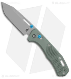 Gerber Assert Pivot Lock Folding Knife Green (2.9" Stonewash)