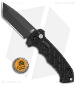 Gerber Auto 06 Tanto Automatic Knife Black G-10 (3.6" S30V Black) -Gerber Pro Knives.com Gerber Auto 06 Tanto Auto Black G 10 Black 30 001296 BHQ 51695 jr bottlecap