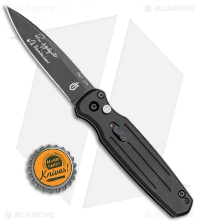Gerber Auto Mini Covert Automatic Knife Black (2.8" Black) 30-001394 4 Gerber Auto Mini Covert Automatic Knife Black (2.8" Black) 30-001394 - Image 4
