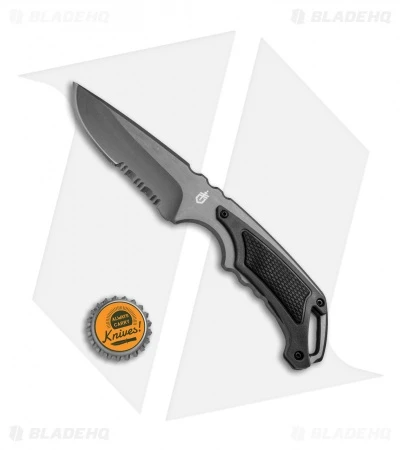 Gerber Basic Knife Fixed Blade W/ Sheath (3.3" Gray Serr) 0175 4 Gerber Basic Knife Fixed Blade W/ Sheath (3.3" Gray Serr) 0175 - Image 4
