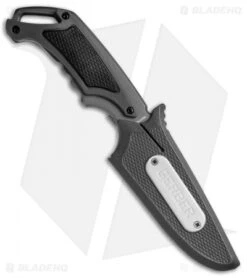 Gerber Basic Knife Fixed Blade W/ Sheath (3.3" Gray Serr) 0175 6 Gerber Basic Knife Fixed Blade W/ Sheath (3.3" Gray Serr) 0175 -Gerber Pro Knives.com Gerber Basic Knife Gray Serr 31 000367 BHQ 7379 jr sheath