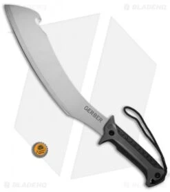 Gerber Broadcut Machete Fixed Blade (13.1" Bead Blast) 31-003152 -Gerber Pro Knives.com Gerber Broadcut Machete BB 31 003152 BHQ 53939 jr bottlecap