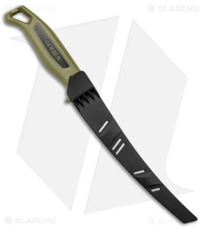 Gerber Ceviche Fillet Fixed Blade Knife Green Polymer (7" Stonewash) 3 Gerber Ceviche Fillet Fixed Blade Knife Green Polymer (7" Stonewash) - Image 3