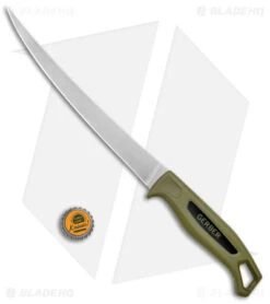 Gerber Ceviche Fillet Fixed Blade Knife Green Polymer (9" Stonewash) 7 Gerber Ceviche Fillet Fixed Blade Knife Green Polymer (9" Stonewash) -Gerber Pro Knives.com Gerber Ceviche Fillet Fixed Blade 9in Green SW BHQ 145774 jr bottlecap