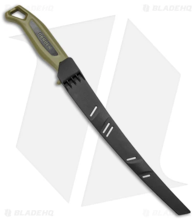 Gerber Ceviche Fillet Fixed Blade Knife Green Polymer (9" Stonewash) 3 Gerber Ceviche Fillet Fixed Blade Knife Green Polymer (9" Stonewash) - Image 3