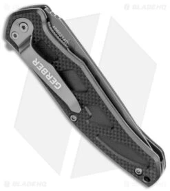 Gerber Counterpart Liner Lock Knife (3" Gray) -Gerber Pro Knives.com Gerber Counterpart Black Gray BHQ 146344 jr side