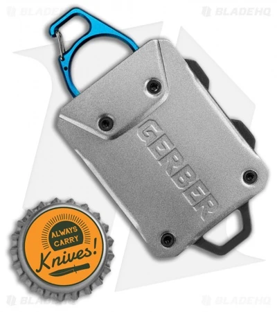 Gerber Defender Large Rail Mount Fishing Tether Gray/Blue 31-003595 4 Gerber Defender Large Rail Mount Fishing Tether Gray/Blue 31-003595 - Image 4