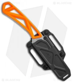 Gerber EXO-MOD Drop Point Fixed Blade Knife Orange (Stonewash) 30-001796 -Gerber Pro Knives.com Gerber EXO MOD DP Orange SW 30 001796 BHQ 105520 jr sheath