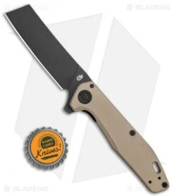 Gerber Fastball Liner Lock Knife Cleaver Coyote (3" Black) 30-001836 -Gerber Pro Knives.com Gerber Fastball LL Cleaver Coyote Black 30 001836 BHQ 105508 jr bottlecap
