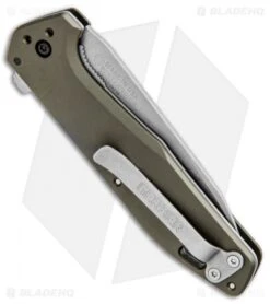 Gerber Fastball Liner Lock Flipper Knife Flat Sage (3" Stonewash) 30-001610 -Gerber Pro Knives.com Gerber Fastball LL Flipper Flat Sage SW 30 001610 BHQ 94211 jr side