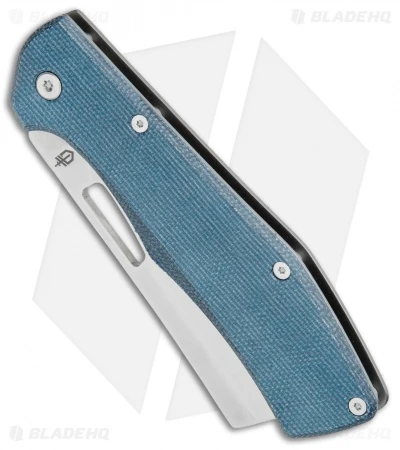 Gerber FlatIron Cleaver Frame Lock Knife Blue Micarta (3.5" Satin) 30-001789 2 Gerber FlatIron Cleaver Frame Lock Knife Blue Micarta (3.5" Satin) 30-001789 - Image 2