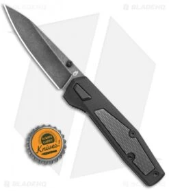 Gerber Fuse Liner Lock Knife Black GFN (3.4" SW) 30-001874 -Gerber Pro Knives.com Gerber Fuse LL Flat Black GFN BlackSW BHQ 120891 jr bottlecap