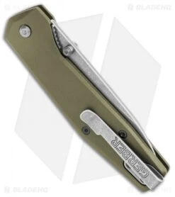 Gerber Fuse Liner Lock Knife Flat Sage Green GFN (3.4" SW) 30-001875 -Gerber Pro Knives.com Gerber Fuse LL Flat Sage Green GFN SW BHQ 120834 jr side