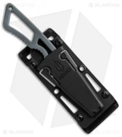 Gerber Ghostrike Fixed Blade Knife Gray Rubber (3.25" Stonewash BDZ-1) -Gerber Pro Knives.com Gerber Ghostrike Fixed Gray Rubber SW 30 001424 BHQ 90689 jr sheath