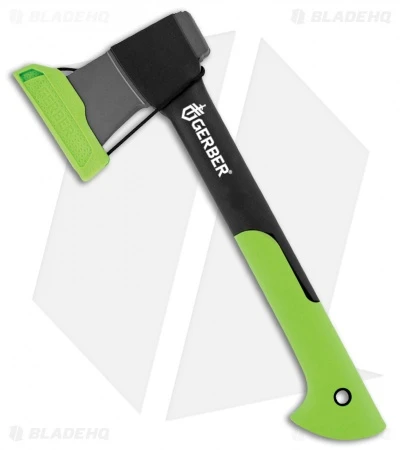 Gerber 14" Hatchet Compact Axe Black/Green GFN (31-002647) 2 Gerber 14" Hatchet Compact Axe Black/Green GFN (31-002647) - Image 2