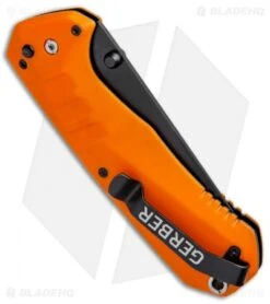 Gerber Haul A/O Spring Assisted Knife Orange GFN (3.1" Black) 30-001398 -Gerber Pro Knives.com Gerber Haul AO SA Orange GFN Black 30 001398 BHQ 67398 jr side