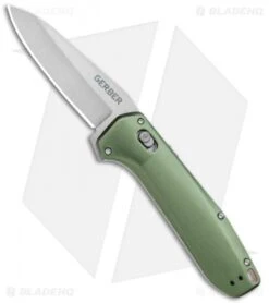 Gerber Highbrow Assisted Opening Knife Green Aluminum (3.3" SW) 30-001642