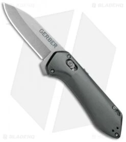Gerber Highbrow Compact A/O Spring Assisted Knife Gray (2.8" Stonewash)