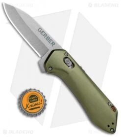 Gerber Highbrow Compact Spring Assisted Knife Green (2.8" Stonewash) -Gerber Pro Knives.com Gerber Highbrow Compact A O SA Green SW 30 001526N BHQ 94156 jr bottlecap