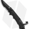Gerber Hinderer CLS Combat Life Saver Knife (3.5" Black Serr) 1870