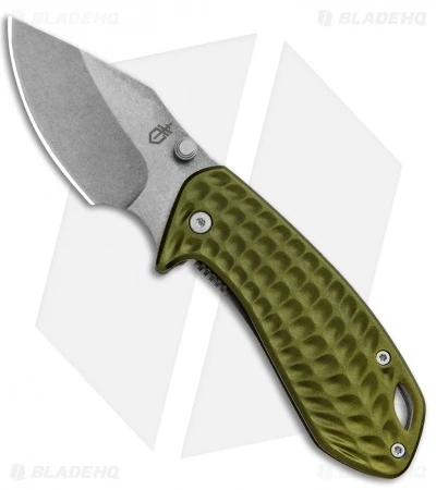 Gerber Kettlebell Frame Lock Knife Sage Green Al (2.5" Stonewash) 30-001521 1 Gerber Kettlebell Frame Lock Knife Sage Green Al (2.5" Stonewash) 30-001521
