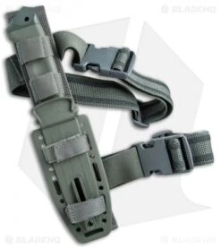 Gerber LMF II ASEK Combat Fixed Blade Combat OD Green (4.8" Black Serr) 1627 -Gerber Pro Knives.com Gerber LMF II Infantity Combat Combat OD Green Black Serr GER22 01627G BHQ 72470 jr sheath