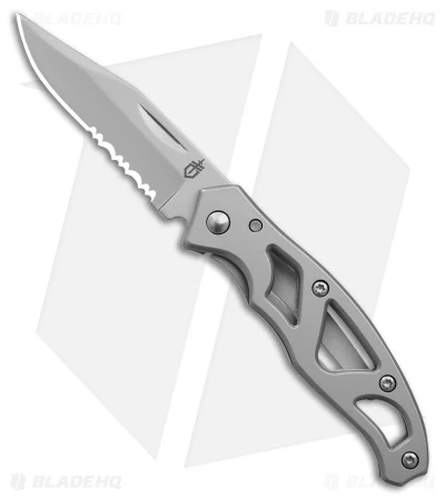 Gerber Mini Paraframe Frame Lock Knife Gray Stainless Steel (2.25" Satin) G48484 1 Gerber Mini Paraframe Frame Lock Knife Gray Stainless Steel (2.25" Satin) G48484