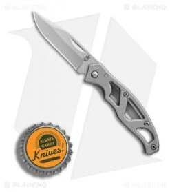Gerber Mini Paraframe Frame Lock Knife Gray Stainless Steel (2.25" Bead Blast) -Gerber Pro Knives.com Gerber Mini Paraframe Gray Stainless Steel BB BHQ 53971 er bottlecap