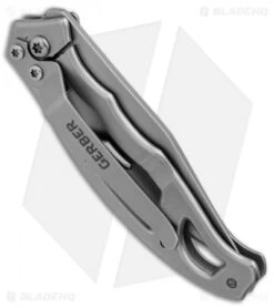 Best Seller -Gerber Pro Knives.com Gerber Mini Paraframe Gray Stainless Steel BB BHQ 53971 er side