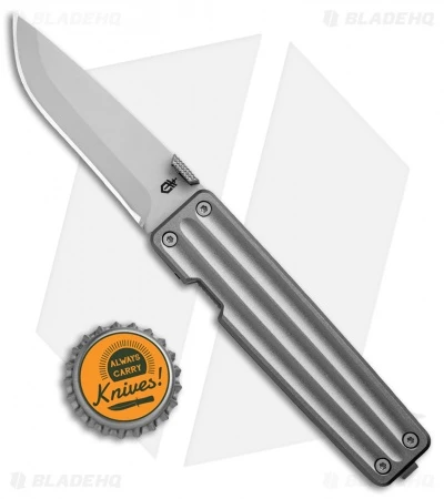 Gerber Pocket Square Liner Lock Knife Aluminum (2.9" Satin) 30-001363 4 Gerber Pocket Square Liner Lock Knife Aluminum (2.9" Satin) 30-001363 - Image 4