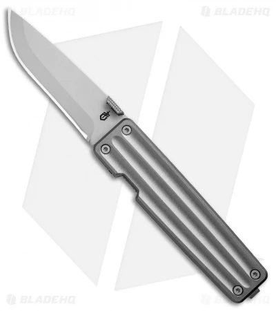 Gerber Pocket Square Liner Lock Knife Aluminum (2.9" Satin) 30-001363 1 Gerber Pocket Square Liner Lock Knife Aluminum (2.9" Satin) 30-001363
