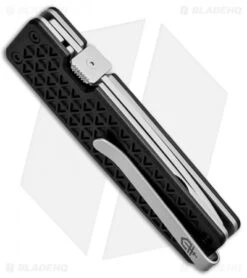 Gerber Pocket Square Liner Lock Knife Black GFN (2.9" Satin) 30-001362 -Gerber Pro Knives.com Gerber Pocket Square LL Black GFN 30 001362 BHQ 67409 jr side