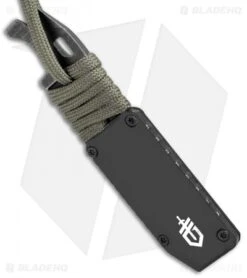 Gerber Prybrid-X Utility Knife Black/Green 31-003739 -Gerber Pro Knives.com Gerber Prybrid X Utility Black Green 31 003739 BHQ 105496 jr side
