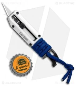 Gerber Prybrid-X Razor Blade Utility Knife Gray/Blue 31-003741 -Gerber Pro Knives.com Gerber Prybrid X Utility Gray Blue 31 003741 BHQ 105495 jr bottlecap