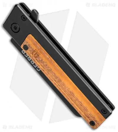 Gerber Quadrant Flipper Frame Lock Knife Bamboo + Barbill Wallet Clam Pack 3 Gerber Quadrant Flipper Frame Lock Knife Bamboo + Barbill Wallet Clam Pack - Image 3