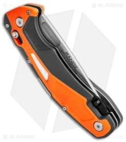 Gerber Randy Newberg DTS Pivot Lock Knife Gray/Orange Rubber (3.8" SW) -Gerber Pro Knives.com Gerber Randy Newberg DTS Gray Orange Rubber 30 001761 BHQ 105530 jr side