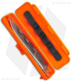 Gerber Randy Newberg EBS Fixed Blade Knife Gray/Orange Rubber (Satin) 17 Gerber Randy Newberg EBS Fixed Blade Knife Gray/Orange Rubber (Satin) -Gerber Pro Knives.com Gerber Randy Newberg EBS Gray Orange Rubber 30 001762 BHQ 105529 jr case