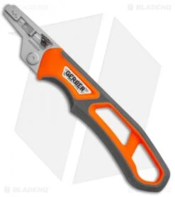 Gerber Randy Newberg EBS Fixed Blade Knife Gray/Orange Rubber (Satin) 15 Gerber Randy Newberg EBS Fixed Blade Knife Gray/Orange Rubber (Satin) -Gerber Pro Knives.com Gerber Randy Newberg EBS Gray Orange Rubber 30 001762 BHQ 105529 jr handle