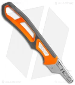 Gerber Randy Newberg EBS Fixed Blade Knife Gray/Orange Rubber (Satin) 16 Gerber Randy Newberg EBS Fixed Blade Knife Gray/Orange Rubber (Satin) -Gerber Pro Knives.com Gerber Randy Newberg EBS Gray Orange Rubber 30 001762 BHQ 105529 jr handle spine