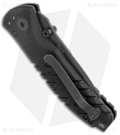 Gerber Propel Downrange AO Assisted Opening Knife Black (3.5" Black Serr) -Gerber Pro Knives.com Gerber SA Propel Downrange Black Black Serr 30 000845N BHQ 126233 jr side