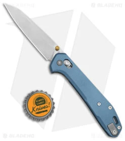 Gerber Savvy Pivot Lock Knife Urban Blue Aluminum (3.5" SW 20CV) 30-001845 -Gerber Pro Knives.com Gerber Savvy Folding Urban Blue Aluminum SW BHQ 143218 jr bottlecap