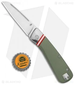 Gerber Straightlace Sheepsfoot Slip Joint Knife OD Green (2.9" Satin) 7 Gerber Straightlace Sheepsfoot Slip Joint Knife OD Green (2.9" Satin) -Gerber Pro Knives.com Gerber Straightlace SJ Green Sheepsfoot Satin BHQ 94199 jr bottlecap