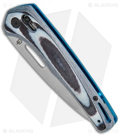 Gerber Sumo Pivot Lock Knife Black/White/Cyan G-10 (3.9"Stonewash) 30-001815 2 Gerber Sumo Pivot Lock Knife Black/White/Cyan G-10 (3.9"Stonewash) 30-001815 - Image 2