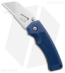 Gerber SuperKnife SK Edge Liner Lock Knife Blue Rubber (2.25" Satin) G669