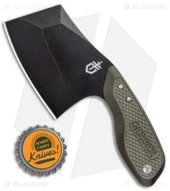 Gerber Tri-Tip Mini Cleaver Fixed Blade Knife Green (2" Black) 7 Gerber Tri-Tip Mini Cleaver Fixed Blade Knife Green (2" Black) -Gerber Pro Knives.com Gerber Tri Tip Mini Cleaver Green Black 30 001694 BHQ 94220 jr bottlecap