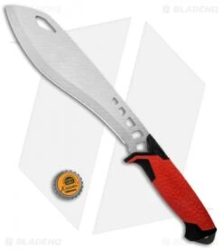 Gerber Versafix Pro 14" Machete Fixed Blade Knife Red (9" Satin) 31-003469 -Gerber Pro Knives.com Gerber Versafix Pro 14in Machete Red Satin 31 003469 BHQ 94214 jr bottlecap